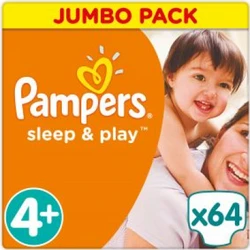 Pampers - Sleep & Play - Jumbo Pack - maat 4+