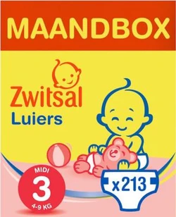 Zwitsal Luiers - maandbox - 3