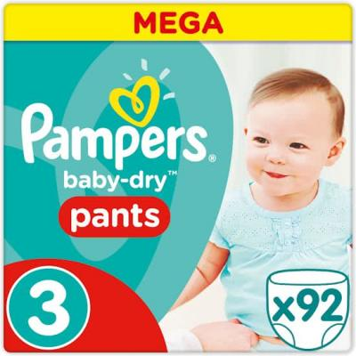 Pampers - Baby Dry Pants - Mega - 3 Pampers - Baby Dry Pants - Mega - 3