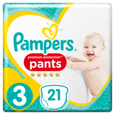 Pampers Premium Protection Pants - standaard pak - 3 Pampers Premium Protection Pants - standaard pak - 3