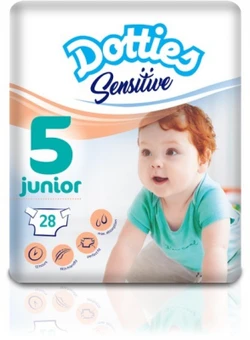 Dotties Sensitive luiers - standaard pak - 5