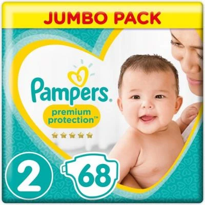 Pampers Premium Protection Maat 2 - 160 Stuks - 4-8 Kg - Ultieme Bescherming En Comfort