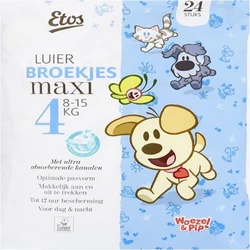 Etos - Luierbroekjes - Standaard pak - Maat 4 Etos - Luierbroekjes - Standaard pak - Maat 4