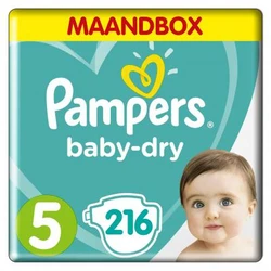 Pampers - Baby Dry - Maandbox+ - maat 5