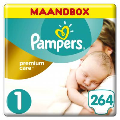 Pampers - Premium Care - maandbox+ - 1 Pampers - Premium Care - maandbox+ - 1