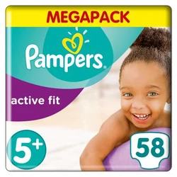 Pampers - Active Fit - Mega Pak - Maat 5+ Pampers - Active Fit - Mega Pak - Maat 5+