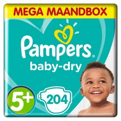 Pampers - Baby-Dry - Maandbox+ - Maat 5+