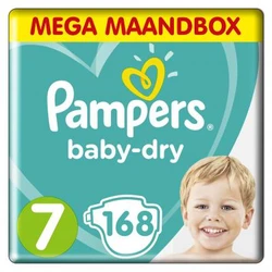Pampers - Baby-Dry - Maandbox+ - Maat 7