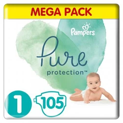 Pampers - Pure Protection - Large Bag - 1 Pampers - Pure Protection - Large Bag - 1