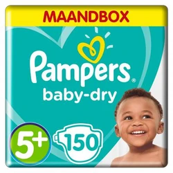Pampers - Baby-Dry - Maandbox+ - Maat 5+