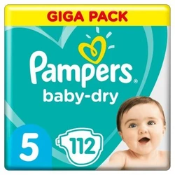 Pampers - Baby-Dry - Jumbo pak + - Maat 5