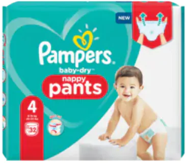 Pampers - Baby-Dry Pants - Carry pack - maat 4 Pampers - Baby-Dry Pants - Carry pack - maat 4