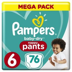 Pampers - Baby Dry Pants - Mega+ - 6