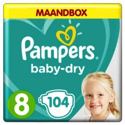 Pampers - Baby-Dry - Maandbox + - Maat 8