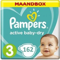 Pampers Active Baby Dry - maat 3 - 162 Pampers Active Baby Dry - maat 3 - 162