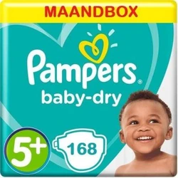 Pampers - Baby-Dry - Maandbox+ - Maat 5+
