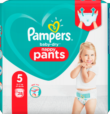 Pampers - Baby-Dry Pants - Voordeelpak- maat 5 Pampers - Baby-Dry Pants - Voordeelpak- maat 5