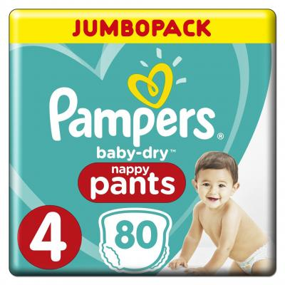 Pampers - Baby-Dry pants - Jumbo+ pak - Maat 4 Pampers - Baby-Dry pants - Jumbo+ pak - Maat 4