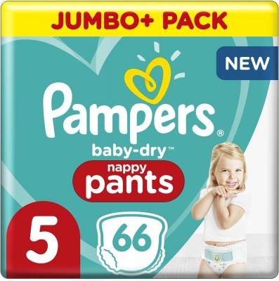 Pampers - Baby-Dry Pants - Jumbo+ pak - Maat 5 Pampers - Baby-Dry Pants - Jumbo+ pak - Maat 5