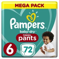 Pampers - Baby Dry Pants - Mega+ pak - 6 Pampers - Baby Dry Pants - Mega+ pak - 6