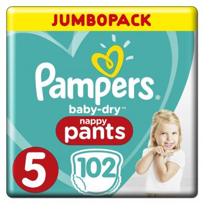 Pampers - Baby-Dry Pants - Jumbo+ pak - 5 Pampers - Baby-Dry Pants - Jumbo+ pak - 5