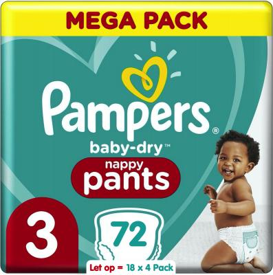 Pampers - Baby Dry Pants - Mega+ pak - 3 Pampers - Baby Dry Pants - Mega+ pak - 3