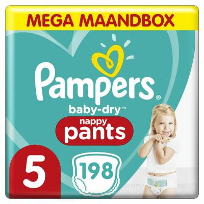 Pampers - Baby-Dry Pants - mega maandbox - maat 5 Pampers - Baby-Dry Pants - mega maandbox - maat 5
