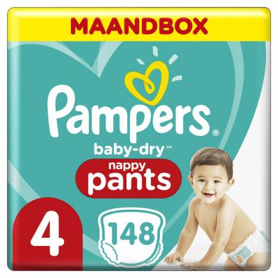 Pampers - Baby-Dry Pants - maandbox+ - maat 4 Pampers - Baby-Dry Pants - maandbox+ - maat 4