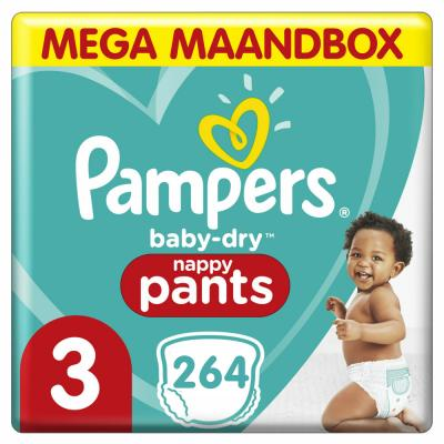 Pampers - Baby-Dry Pants - Mega Maandbox - 3 Pampers - Baby-Dry Pants - Mega Maandbox - 3