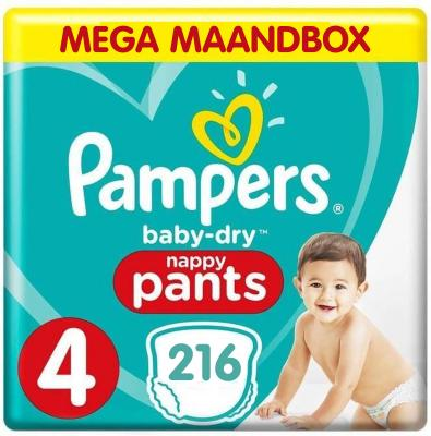 Pampers - Baby Dry Pants - Mega Maandbox - 4 Pampers - Baby Dry Pants - Mega Maandbox - 4