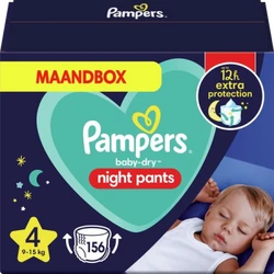 pampers night pants maat 4 156 stuks.
