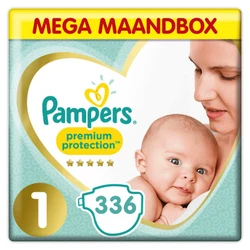 Pampers Premium Protection - mega maandbox - 1