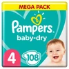 Pampers - Baby-Dry - Jumbo pak + - Maat 4