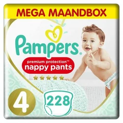 Pampers - Premium Protection Pants - Mega Maandbox - Maat 4 Pampers - Premium Protection Pants - Mega Maandbox - Maat 4