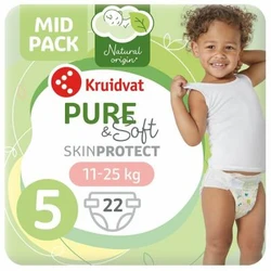 kruidvat pure soft maat 5 22 stks