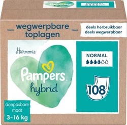 pampers hybrid standaard 108 stuks pampers hybrid standaard 108 stuks