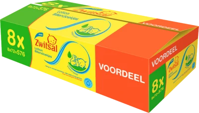 Zwitsal Lotion billendoekjes 8-pak (8 x 72) Zwitsal Lotion billendoekjes 8-pak (8 x 72)