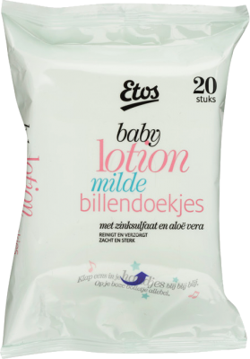 Etos Milde Lotion Billendoekjes Mini (1x20) Etos Milde Lotion Billendoekjes Mini (1x20)