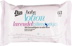 Etos Lavendel Lotion Billendoekjes (1x63)