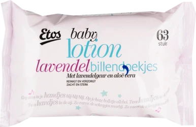 Etos Lavendel Lotion Billendoekjes (1x63) Etos Lavendel Lotion Billendoekjes (1x63)