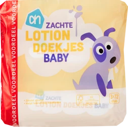 AH Baby Lotiondoekjes 3-pak (3x72)