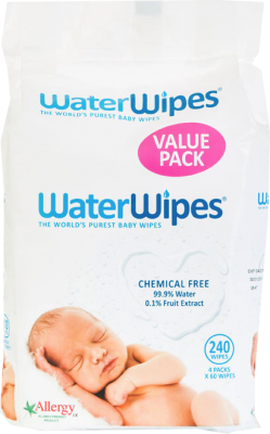 WaterWipes Babydoekjes (4x60) WaterWipes Babydoekjes (4x60)