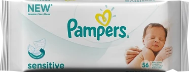 Pampers Sensitive Babydoekjes (1x56) Pampers Sensitive Babydoekjes (1x56)