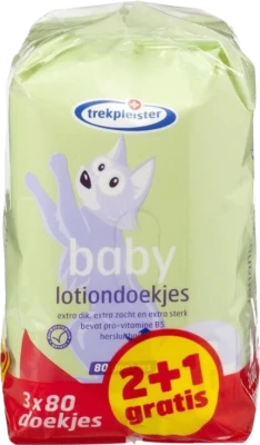 Trekpleister Baby Lotiondoekjes 3-pak met 240 babydoekjes