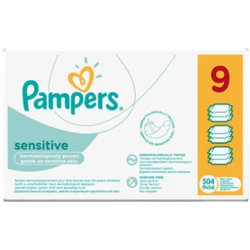 Pampers Fresh Clean Babydoekjes 9-pak (9x56) Pampers Fresh Clean Babydoekjes 9-pak (9x56)