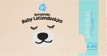 AH Beregoede babylotiondoekjes original 6-pak (6x80) AH Beregoede babylotiondoekjes original 6-pak (6x80)