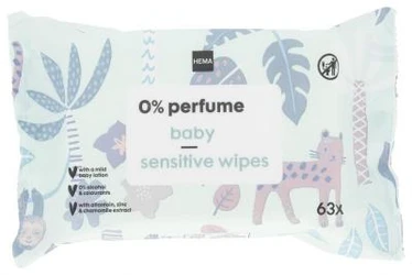 HEMA Babydoekjes Sensitive 6-pak (6 x 63) HEMA Babydoekjes Sensitive 6-pak (6 x 63)