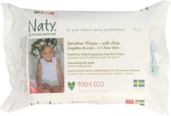 Naty Gevoelige Babydoekjes Aloë Vera (1x56) Naty Gevoelige Babydoekjes Aloë Vera (1x56)