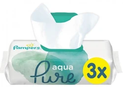 Pampers Aqua Pure babydoekjes 3 pak