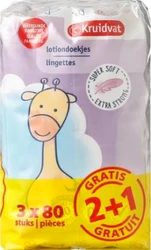 Kruidvat Lotiondoekjes 3-pak (3x80)